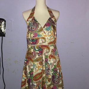 TAHARI/ ASL Halter dress